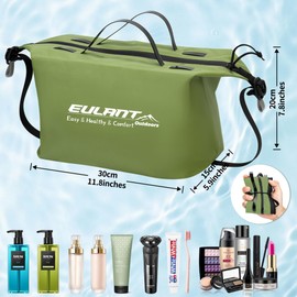 EULANT EULANT Men Women Travel Toiletry Bag,Water-resistant Organizer Large Capacity Cosmetic Bags Toiletry Organizer Bags with Shoulder Straps for Men Women Toiletry Accessories,Travel,business trips