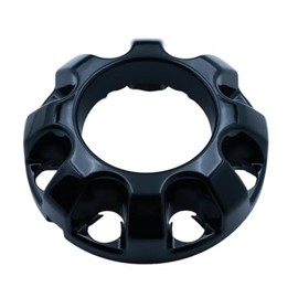 New 2017-2022 F250 F350 Super Duty Front Gloss Black Wheel Center Hub Cap Replaces HC3Z-1130-U