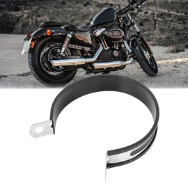 F FIERCE CYCLE 100mm 3.94" Exhaust Band Joint Clamp Stainless Steel Silver Tone