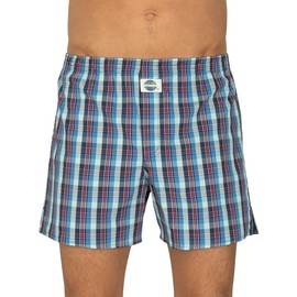 D.E.A.L International Boxershorts Blau & Rot Kariert Größe XXL