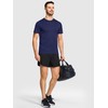 5 Pack Men's Dry Fit Moisture Wicking Performance Tshirts Mesh