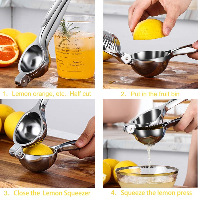 HERUIO Lemon Squeezer manual - Heavy Duty - Manual Citrus