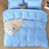SSW HOMES King Size Duvet Cover Set (Light Blue) -
