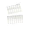 IWOWHERO 15Pcs Refillable Lip Balm Tubes White Plastic DIY Lip