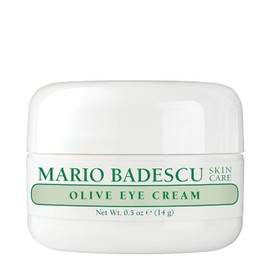 Mario Badescu Crema para ojos de oliva para pieles secas y sensibles | Crema rica debajo de los ojos con extracto de hoja de olivo y manteca de cacao | Nutre la piel seca debajo de los ojos | 14 gr (paquete de 1)