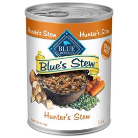 Blue Buffalo Blue's Stew Grain Free Natural Adult Wet Dog Food, Hunter's Stew 12.5 oz cans (Pack of 12)