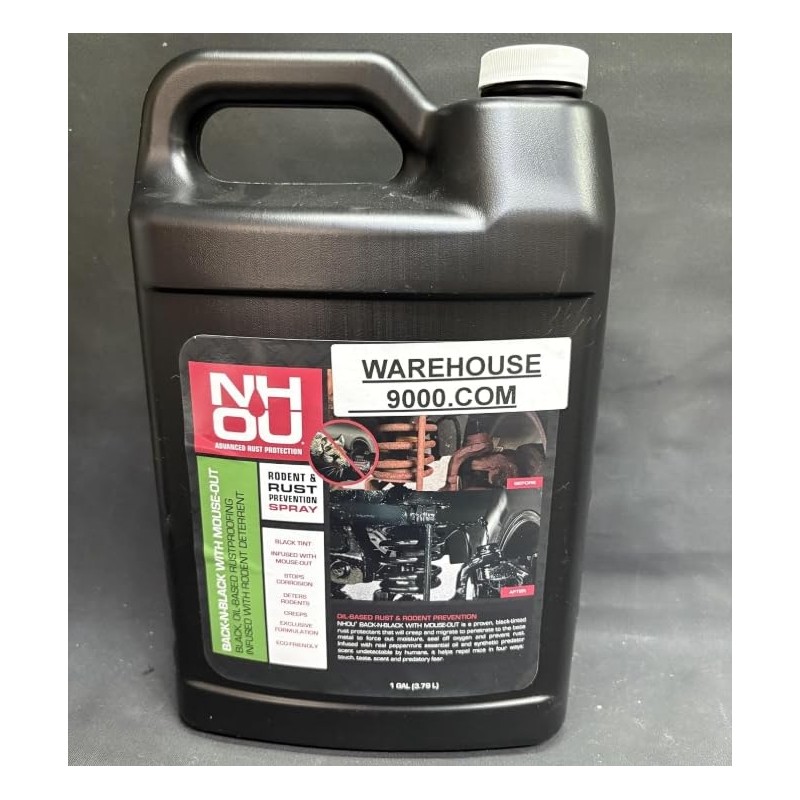Gallon NH Oil, Standard Undercoating Spray Gun, and 1 Black