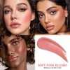 AOOHA Liquid Blush Wand,Blush Beauty Wand,Soft Cream Blush Tint