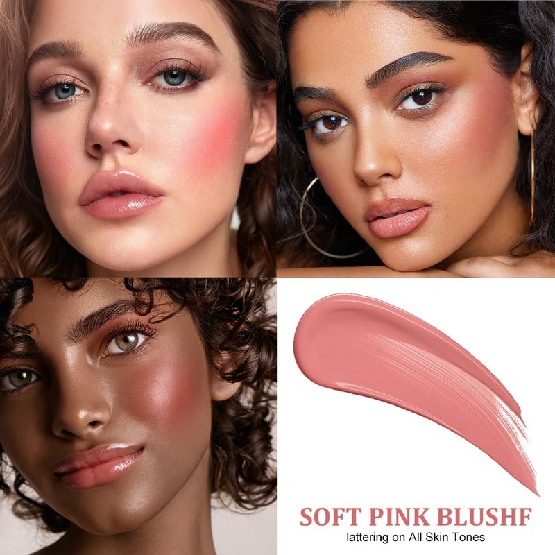 AOOHA Liquid Blush Wand,Blush Beauty Wand,Soft Cream Blush Tint