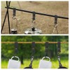 Pack of 8 S Hooks with Leather Loop, Hooks for