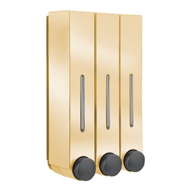 Shampoo Dispenser for Shower Wall 3 Chamber Shampoo and Conditioner Dispenser No Drill Body Wash Soap Dispenser Set for Hotel Bathroom