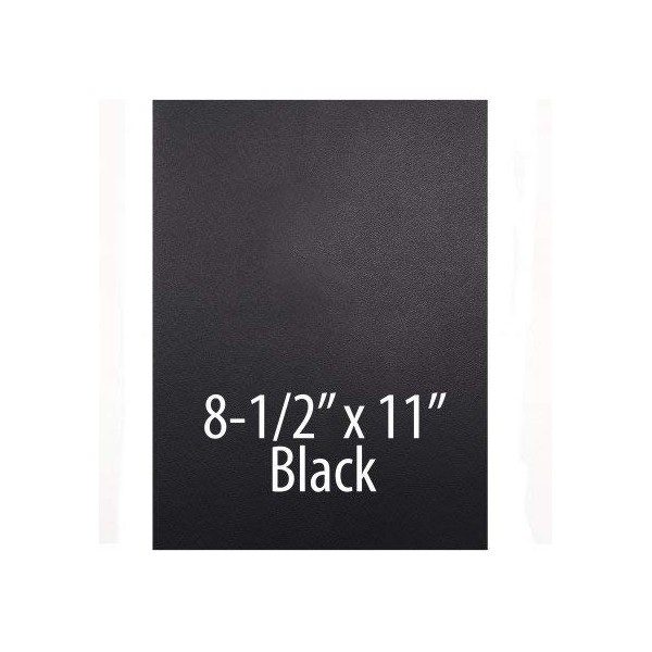 CFS Products Vinyl Binding Presentation or Report Covers Black 100 Pack Composition Regency Leatherette (8.5x11)