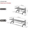 Stretchable 16-27 Inches Towel Bar for Bathroom Lavatory Towel Rack