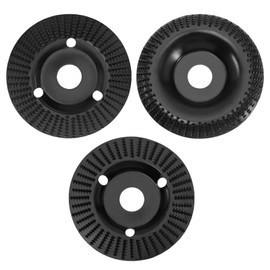 eMagTech 3 x 115 mm OBA Angle Grinder Wood Carving Disc Sanding Disc Shaping Disc Accessories for Cutting Grinding Shapes Titanium Steel