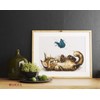 Cross Stitch Kit Luca-S - Playful Kitten B7013