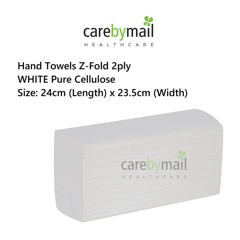 Interfold Z-Fold Paper Hand Towels | White | 2-Ply |