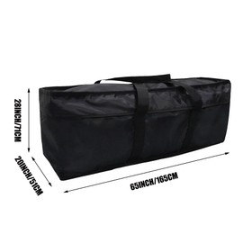 Yolaka Outdoor Cushion Storage Extra Large Bag 65 x 20 x 28 Inch with Zipper Waterproof and Handle for Patio Furniture Sofa Seat Cusion