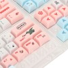 PBT Keyboard Keycaps 130 Keys Dye Sublimation Ergonomic Rich Colors