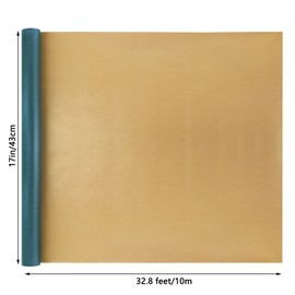 NESCCI Dark Green & Gold Matte Wrapping Paper,Double Sided Solid Color Pearly-Lustre Paper,Gift Wrapping Paper,Perfect for Wedding,Valentine's Day,Birthday,Christmas,Baby Shower(17 Inches X 32.8 Feet)