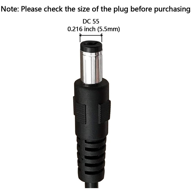 boda Dog Bark Collar Charging Cord, DC5.5 USB Charging Cable
