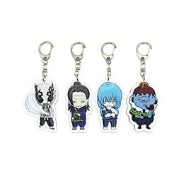 EBTY DREAMS Inc. - Set of 4 Jujutsu Kaisen Acrylic Keychain Mahito, Suguru Getou, Jougo, Hanami