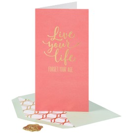 NIQUEA.D Happy Birthday Card, Live Your Life (NB-0160)