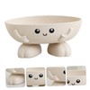 WOOVEEWIND Eco-Friendly Plant Fibres Soap Dish, Lovely Kids Soap Holder,