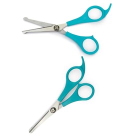 Grooming Scissors 6 Inch Ball Tip Shears Cat Dog Small Pet Delicate Area Protection (1 Tool)