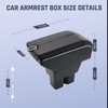 Car Armrest Box for Suzuki Jimny 2018-2024 Automotive Accessories Carbon