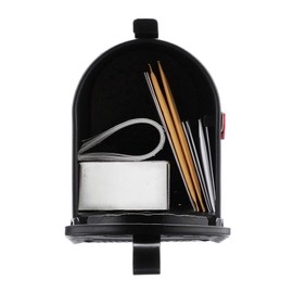 Gibraltar Mailboxes Admiral Medium Capacity Aluminum Textured Black, Post-Mount Mailbox, ADM11B01