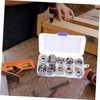 ULTECHNOVO 1set Stainless Steel Flat Washer Assortment Kit High-Strength Lock