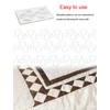 Henmany Transparent Acrylic Quilting Templates: Free Motion Stencils & Patchwork