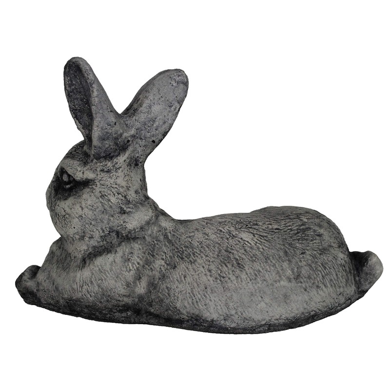 Fleur de Lis Garden Ornaments LLC Laying Rabbit Statue