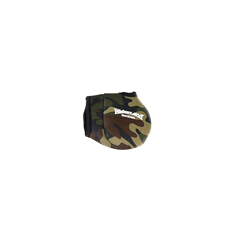 Waterland 01 Green Camo Left Side Bait Reel Cover