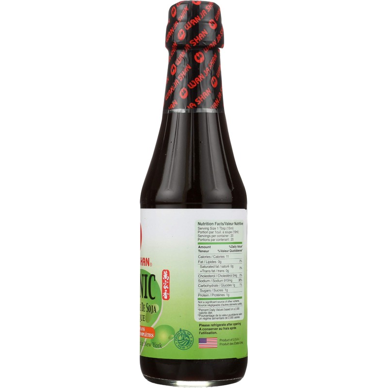WAN JA SHAN Organic Soy Sauce, 10 FZ
