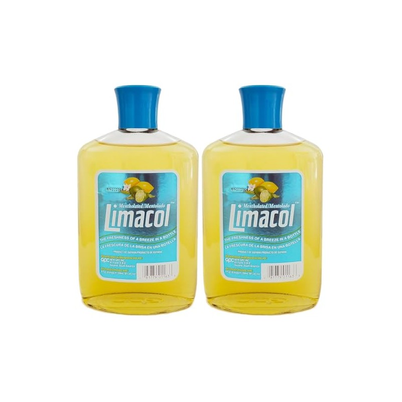 New GPC Limacol Mentholated 8oz (Pack of 2)