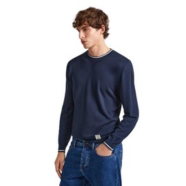 Pepe Jeans Men's Mike Knitwear, Blue (Dulwich Blue), L