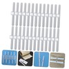 30Pcs Vertical Blind Top Hangers Double Hole Holders for 127Mm