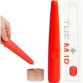 MJR by USB Lighter Co - Windproof Rechargeable Electric Plasma arc Lighter w/Extended Length, Large Handle, Smart Safety, and eco-Friendly Ideal for Candles, fire pits, Grill, BBQ, and Parties.