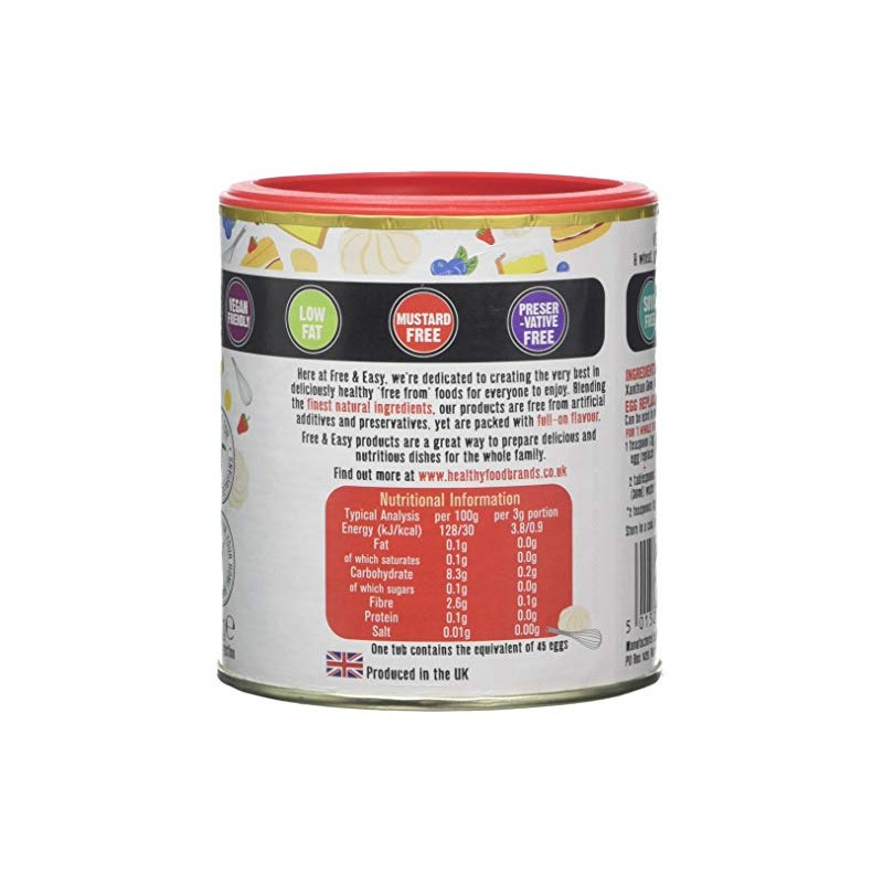 FREE & EASY Gluten & Dairy Free Egg Replacer, 135g