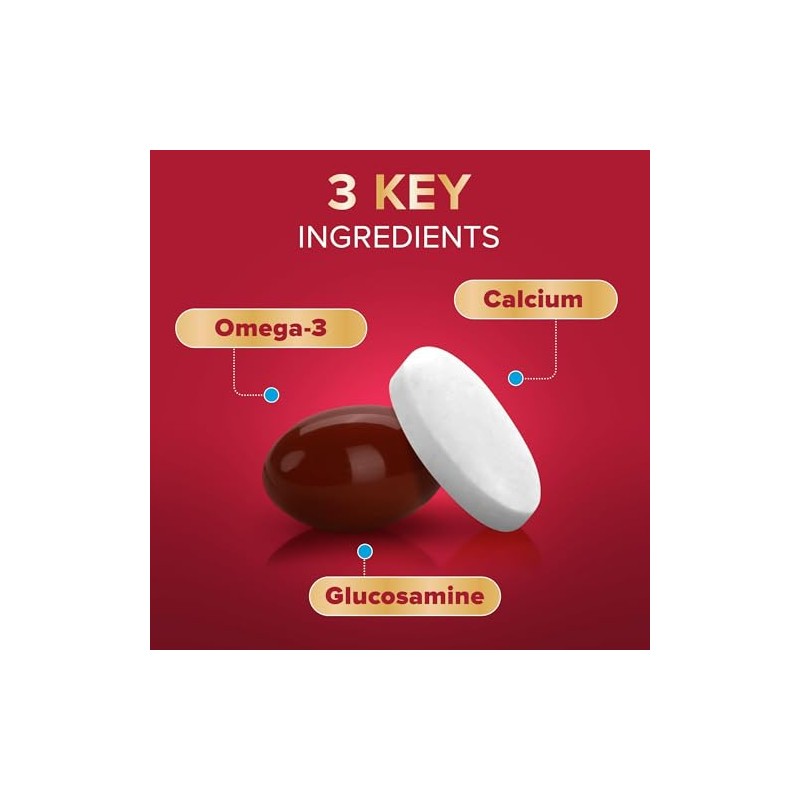 Seven Seas JointCare Plus Calcium, with Omega-3, Glucosamine, Chondroitin, Vitamins