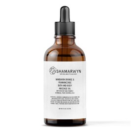shamarwyn Mandarin Orange & Frankincense Body Oil | Natural Organic Bath & Massage Moisturizer with Rosehip & Vitamin E | 4oz
