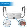 RMS Raised Toilet Seat - 5 Inch Elevated Riser with