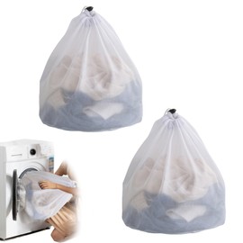Pack of 2 Large Laundry Nets, Laundry Bag, Washing Machine, Laundry Bag, Laundry Bag, 60 x 70 cm, Durable Laundry Bag, Laundry Bag, for Coats, Sweaters, Quilts, Blankets, Pillows, Large Plush Toys