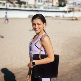 DOKSMERIA Wine Purse with Hidden Spout, Beach Wine Tote Bag with Hidden Insulated Compartment & Wine Bladder, Perfect for BYOB, Movie Theater, Concert, Bachelorette Party, Pool & Beach, Black, Large,