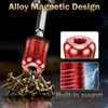 3Pcs Screwdriver Head Magnetic Ring Threaded, High Hardness Alloy Screw