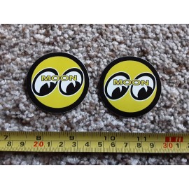 Moon Eyes Pair 2" Moon Eyes Racing Decals Stickers NHRA Nascar Hot Rat Rod Goodguys