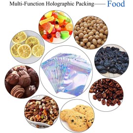 Compact Durable Smell-Resistant Plastic Bags (5x7 In.) Convenient Reusable and Secure Resealable Storage of Household Items and Food | 50 Count