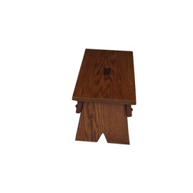 Peaceful Classics Step Stool Solid Oak, Handmade Amish Footstool for Kitchen, Bedroom, Living Room, or Bathroom (Harvest)
