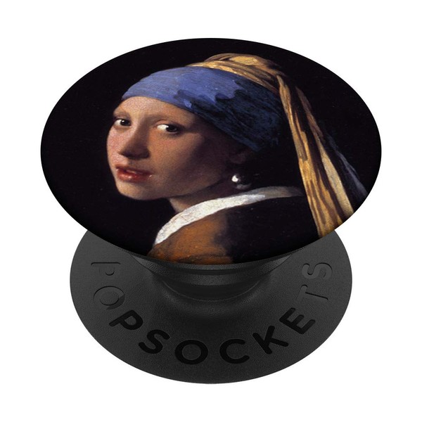 Girl with a Pearl Earring Dutch Fine Art design PopSockets